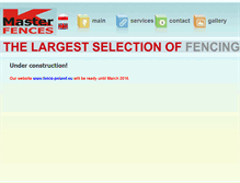 Tablet Screenshot of fence-poland.eu